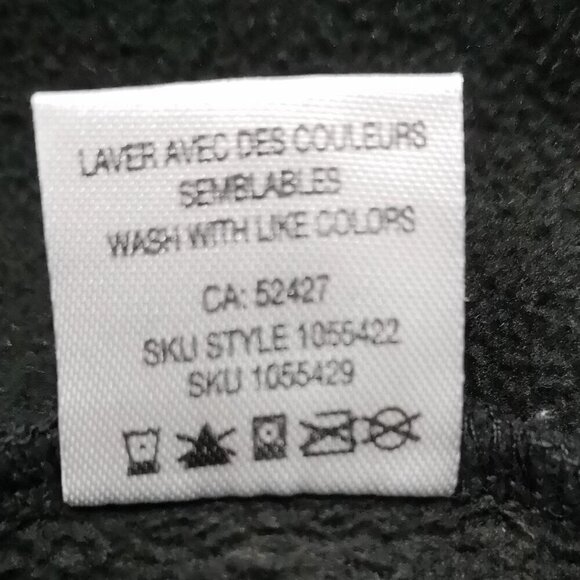 ACX Active Men's Size Large Black Fleece Lined Full Zip Hooded Jacket - Picture 4 of 12